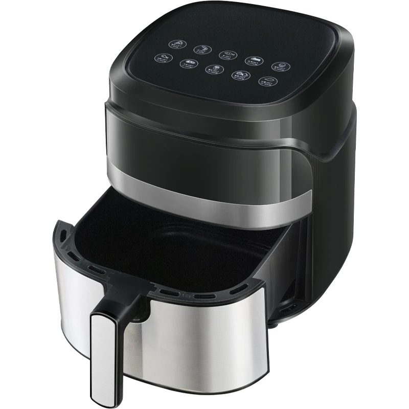 High Quality 5.5L Air Fryer Oven Digital Touch Screen Smoke-free Air Fryer Oven Healthy Oil-Free 60 Minute Timer & Auto Shutoff