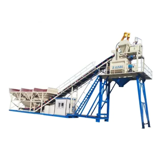 2024 Brand New HZS60 Belt Conveyor Type Concrete Batching Plant for Hot Sale