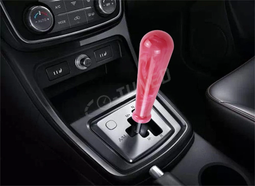 JDM Racing Styling Resin Pearl Shift Knob Cool Dildo Marble Car Gear Shift Knob 15CM Universal Car Interior Parts