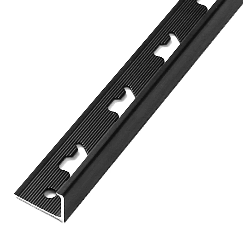 Foshan Flexible Aluminum Chrome Strip Ceramic Floor Border Profile Extrusion Brass Metal L Shape Tile Angle Trim