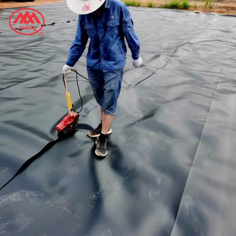 Gm13 Standard 100% Virgin Material Smooth/Textured 1Mm 1.5Mm 2Mm Hdpe Geomembrane Price For Dam Landfill Mining Project