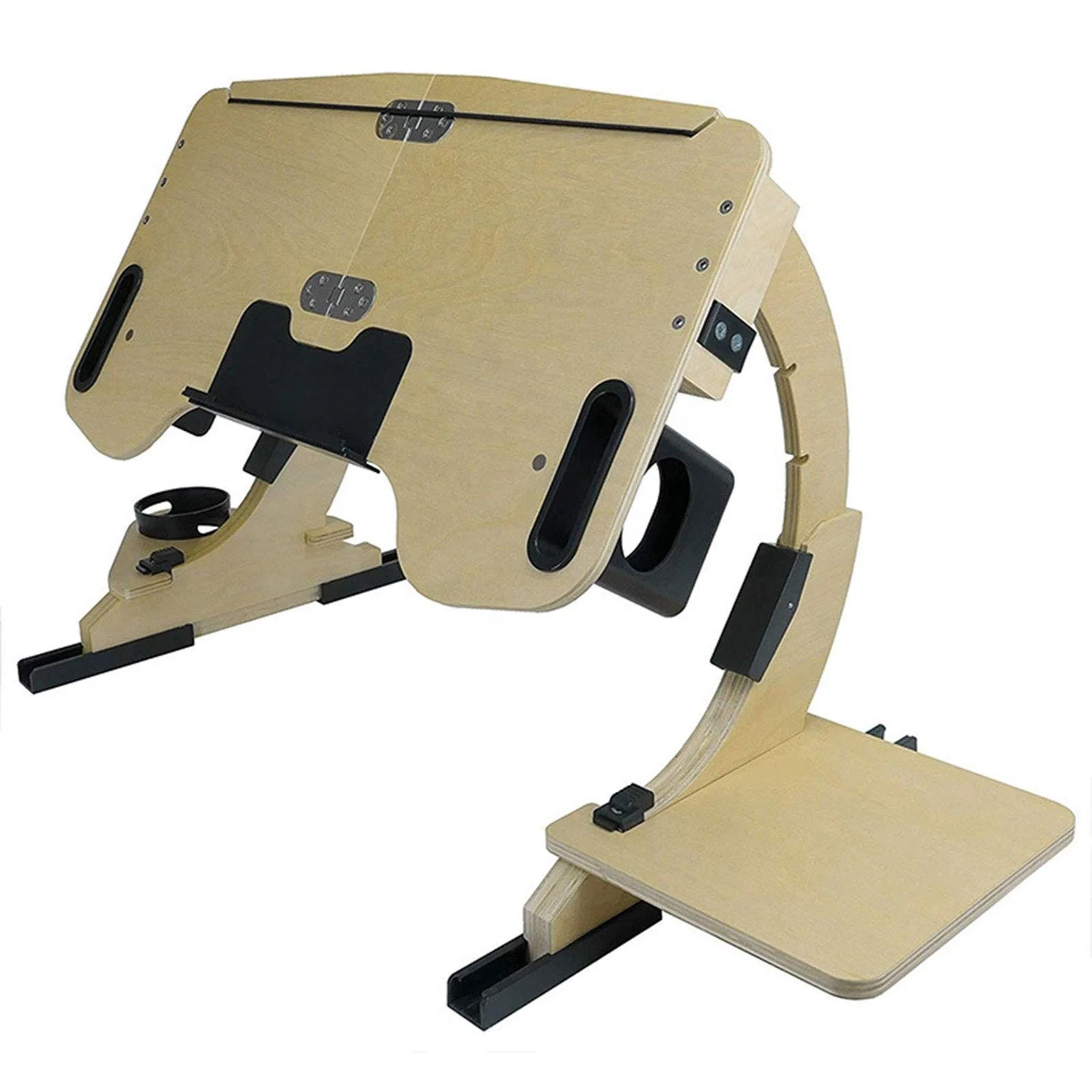 Home Office Desk Laptop Table Bed with Adjustable Folding Multi-Functional Lazy Person Playing with Portable Stand