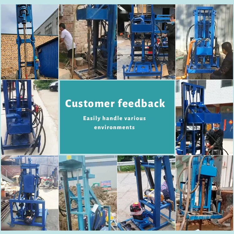 200M Core Drilling Rigs / Hydraulic Exploration Water Well Drilling Machine / Diesel Power Drilling