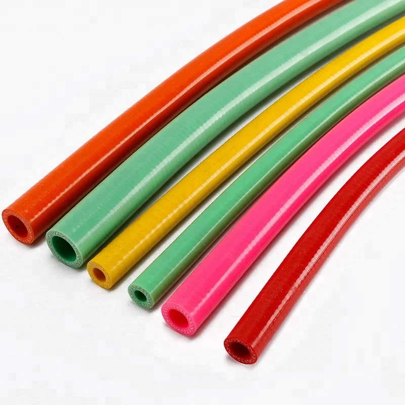 Wholesales Low MOQ High Quality Manufacturer Exhaust Braided Silicone Rubber Hose