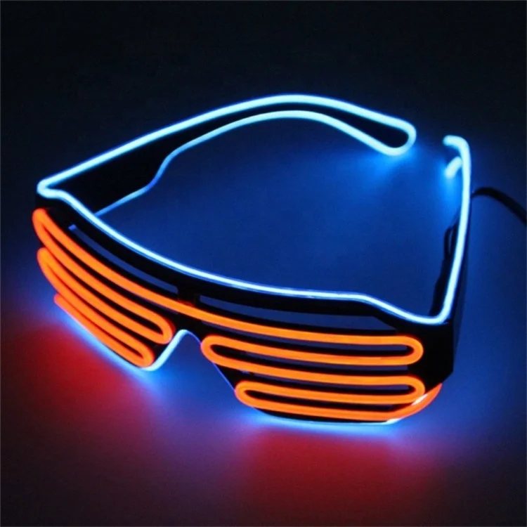 Night Club DJ Dance Party Favors Light Up Glowing Flashing Neon LED Glasses Party