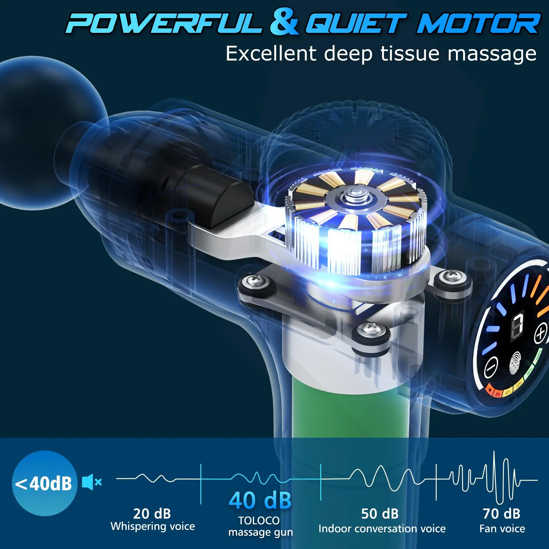 Amazon Innovative Products Mini Powerfull Vibration Ems Muscle Massage Gun  With Heat And Ems