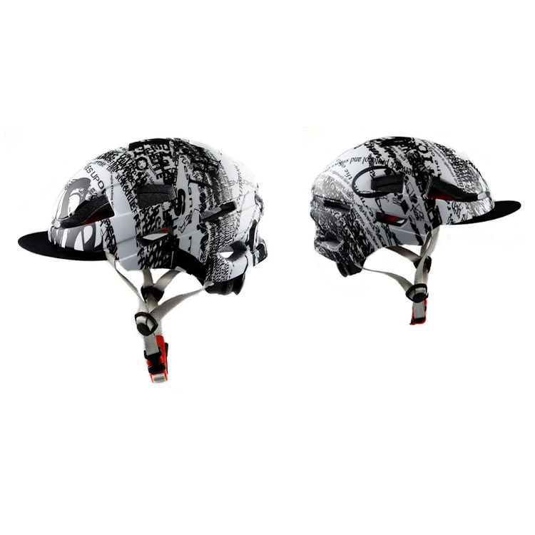 
Top Popular Custom OEM Urban City Cycling bike helmet with cloth brim for Adults Youngster Electric Scooter Helmets 