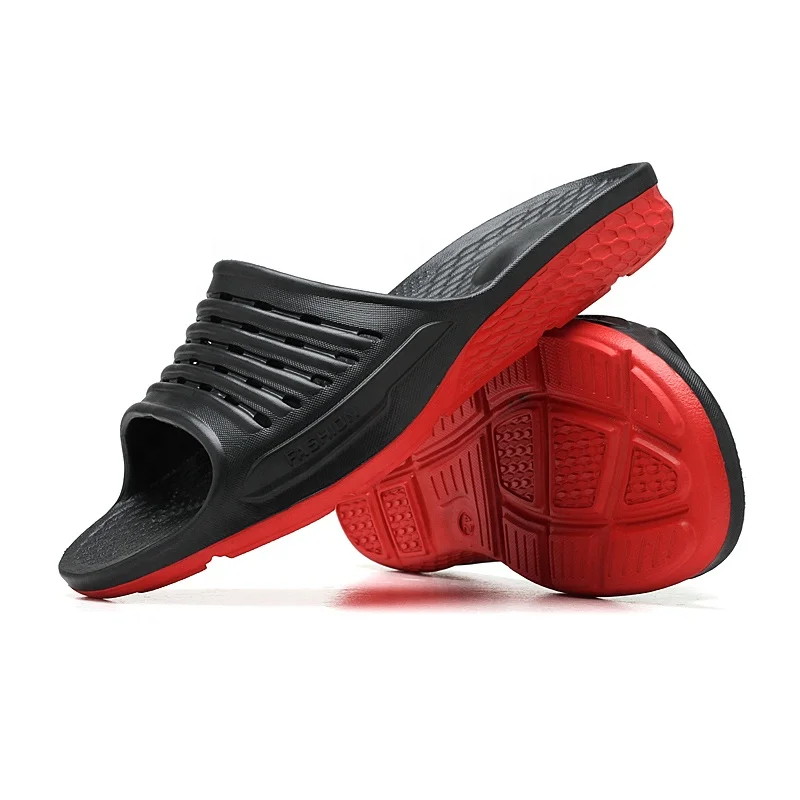 US Men 6-14 Wholesale Comfortable EVA Sandals LOGO Brand Name Custom Summer Unisex Shoes EVA House Hotel Slipper