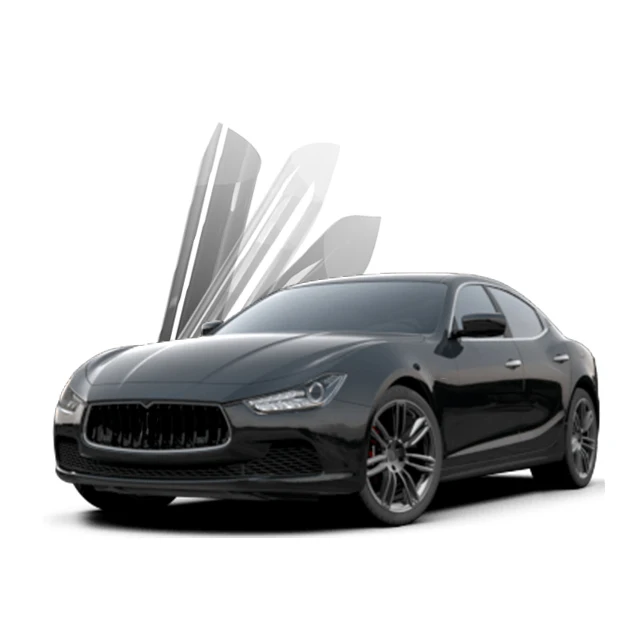 Автомобильная солнечная оконная пленка китайский поставщик 2ply Авто самоклеящаяся металлизированная Светоотражающая Тонирующая для автомобильного управления