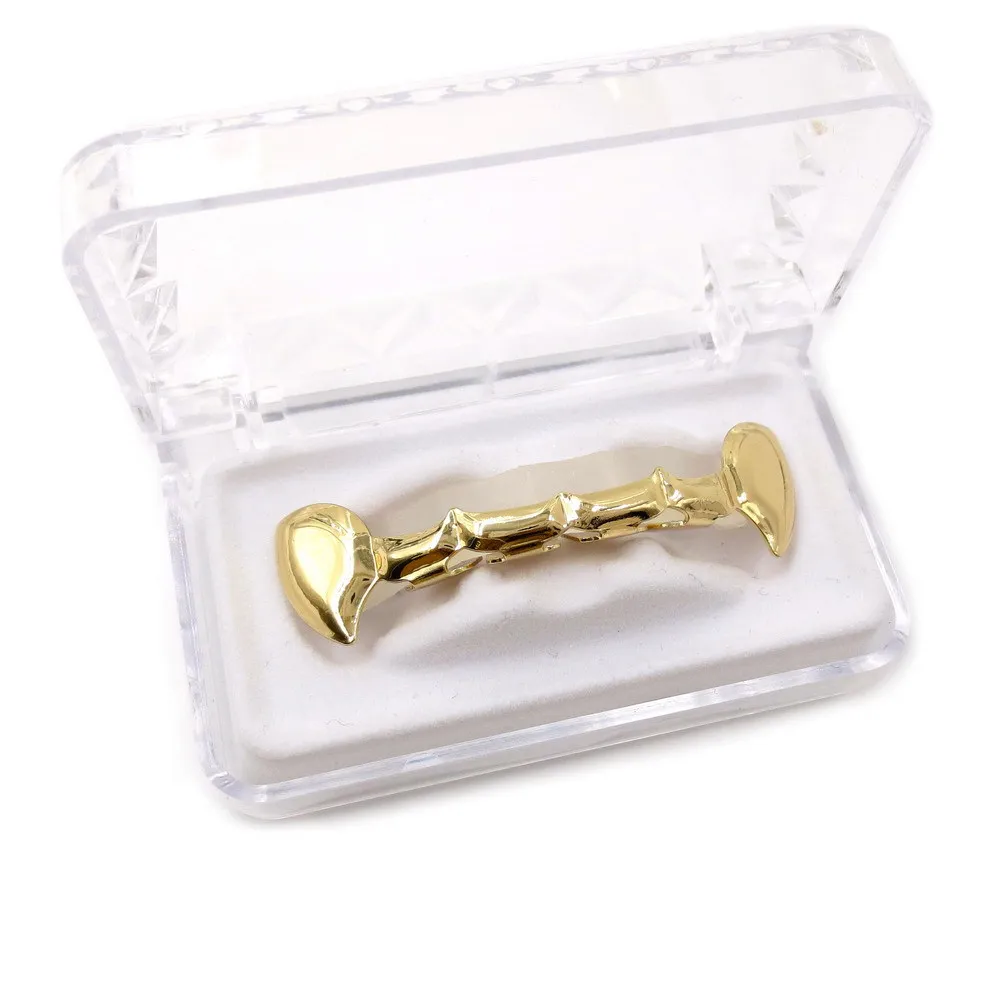 Hip Hop Grills Teeth Men Women Set Top & Bottom Copper Material Tooth Caps Fashion Punk Jewelry Iced Out Grillz