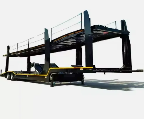 JINMA 2 Layer 8-10 Car Hydraulic Lifting Car Trailer Heavy Vehicle Transport Semi Trailer Car Carrier Truck Trailer