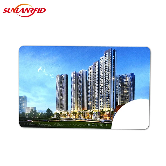 High-Quality Rfid Access Control Card Fm1108 Mifare Ev1 Smart Visit Card 13.56Mhz Custom Printed Nfc Card