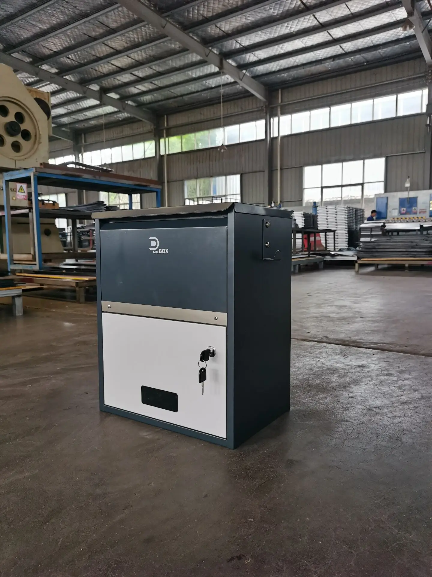 CAS-158 Metal post box mailbox wall mounted outdoor mail letter box residential Locking Mailbox parcel box