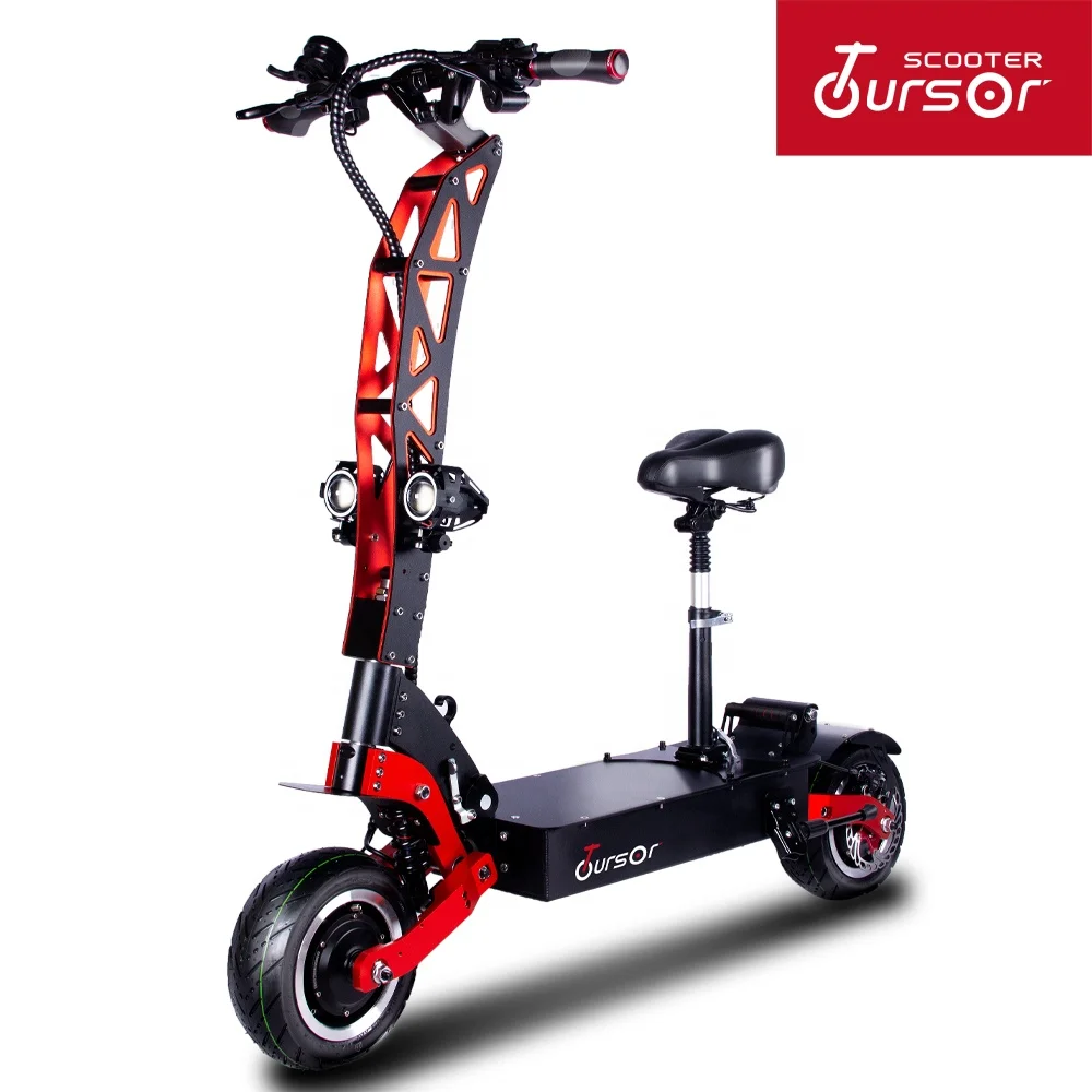 
Top 100km/h Speed 72V electric scooter 7000w 11 inch electric scooter 