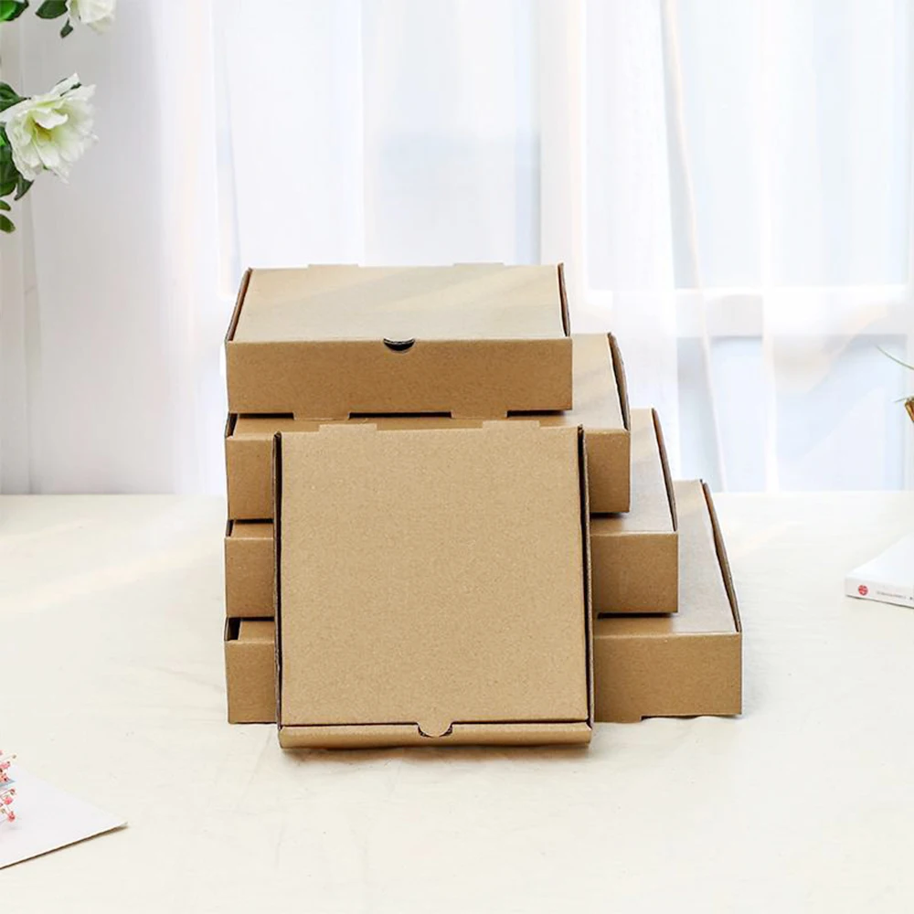 Фабричная дешевая коробка для пиццы Гофрированная упаковки с логотипом Caja De Pizza 40x40 пиццерии ресторанная доставка