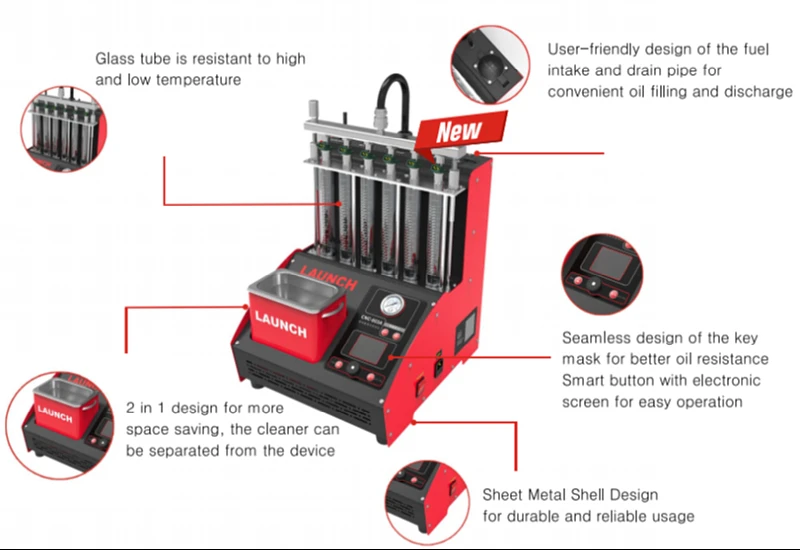 Заводская цена 220 В пусковая ультразвуковая машина для очистки топливного инжектора CNC603A с гарантией на один год