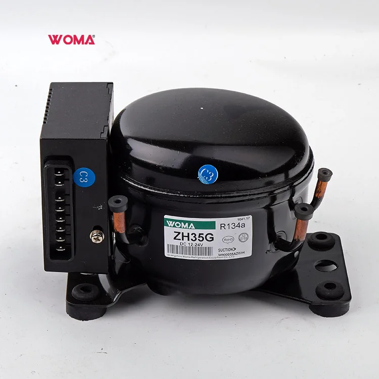 WOMA DC 12V-24V refrigerator compressor ZH35G R134A
