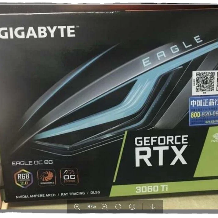 Лучшая цена, RTX 3060 Ti 3060 3070 3080 GAMING OC 8G для настольной игровой графической карты