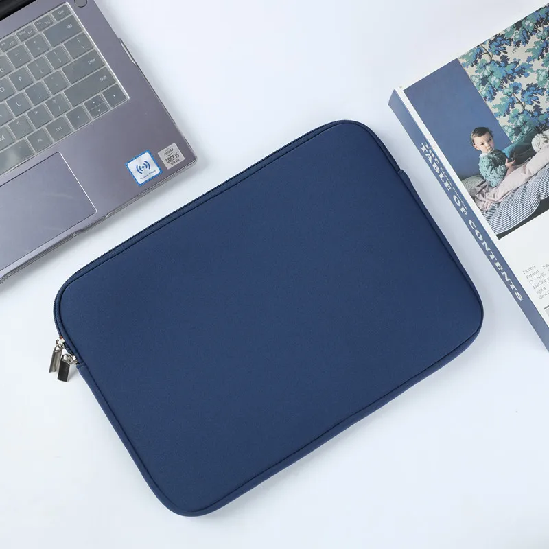 OEM/ODM Fashion design outdoor waterproof promotion laptop bag with zipper pouch for computer neoprene laptop sleeve