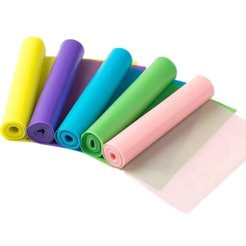 YETFUL Gym Fitness Pull Up Elastic Power Long Heavy Yoga Red TPE Latex Ankle Strong Thin Resistance Sheet Bands