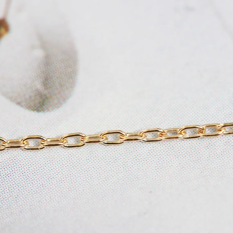 GP Oval Cable bulk Chain 14k gold filled 1.1mm 1.52mm 1.18mm permanent jewelry chains jewellery jewelry manufacturer
