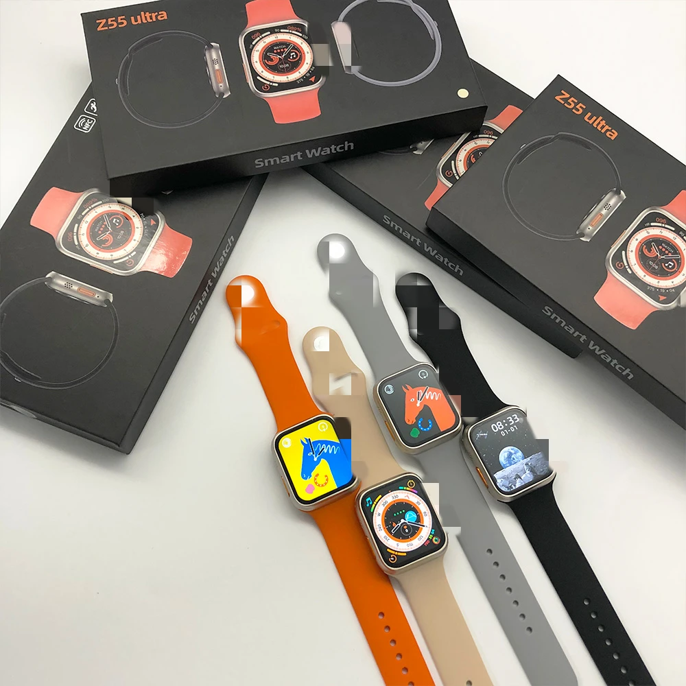 Popular Series 8 watch Z55 Ultra 8 Smartwatch BT Call Heart Rate Monitor PK N8 T900 X8 GS8 T800 KD99 TW8 HW8 Smart Watch