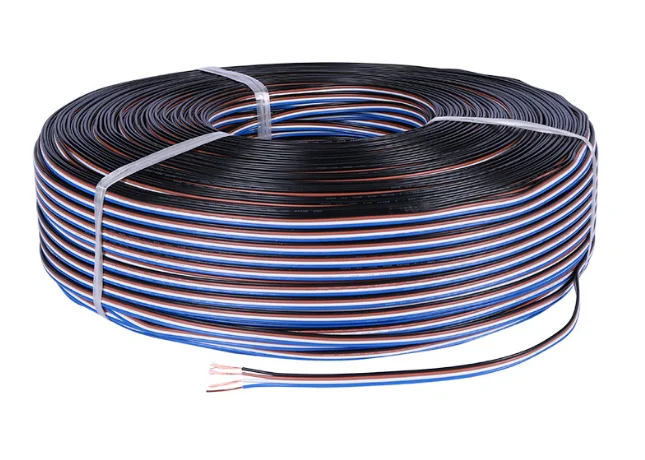 Customized Pitch 0.635mm/1.0mm/1.25mm/2.54mm FFC color Ribbon Cable