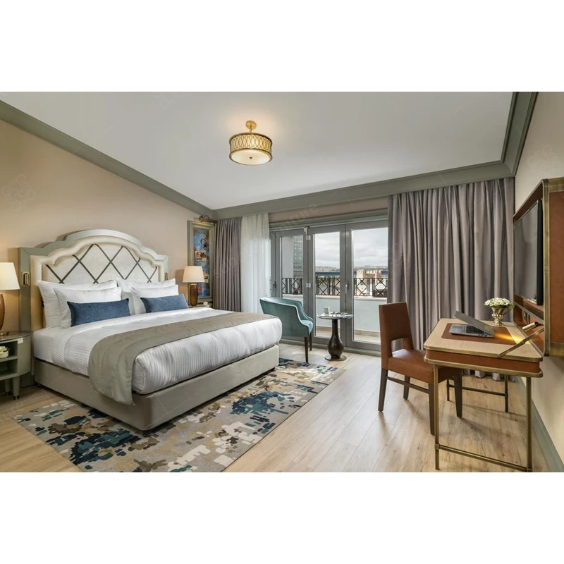 
Foshan Luxury 5 Star Hotel Furniture Custom Made Hotel Bedroom Set For Sale 