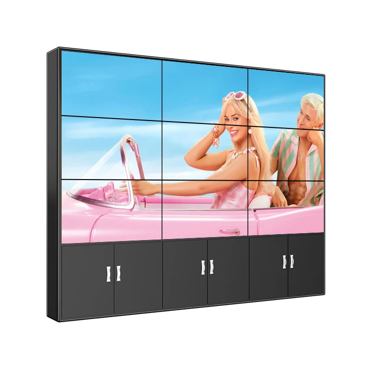 KINGONE 55-дюймовый маленький ободок для помещений Android LED LCD TV большой экран окна конференц-зала настенный видео рекламный контроллер