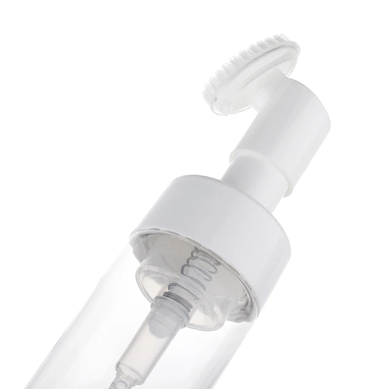100ml 150ml 200ml 250ml plastic pet empty foam soap wash pump bottle with silicone brush