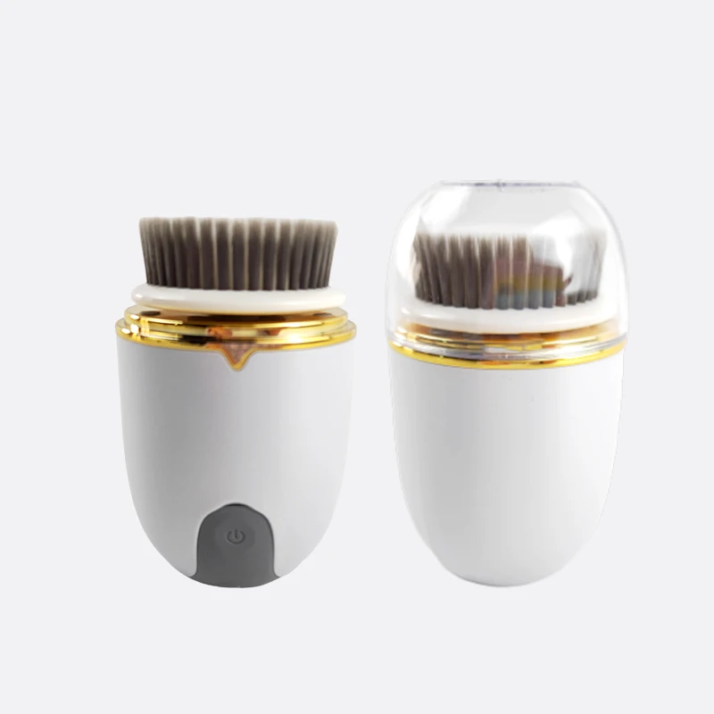 2021 New Deep Cleansing Gentle Exfoliating Soft Fur Chargeable Electric Facial Cleansing Brush