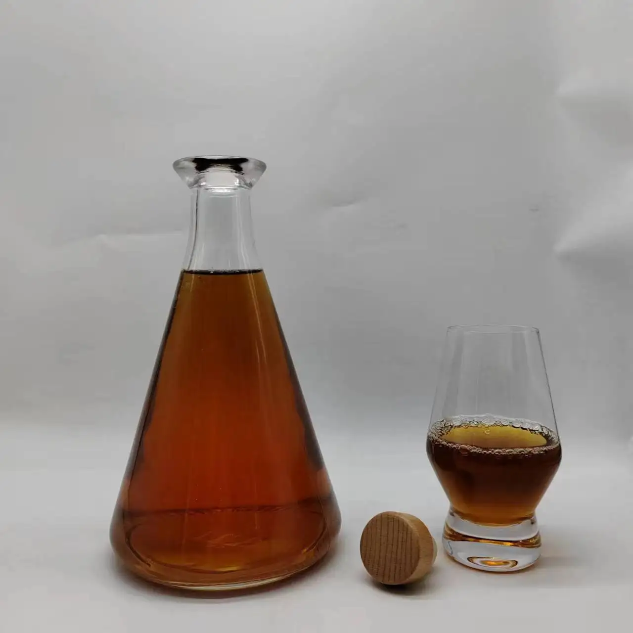 manufacture super flint  bottle high quality spirts rum gin whisky cognac XO brandy glass bottle