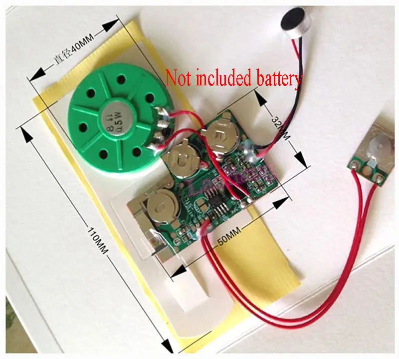DIY musical greeting card audio chip recordable voice chip music module for programmable greeting card