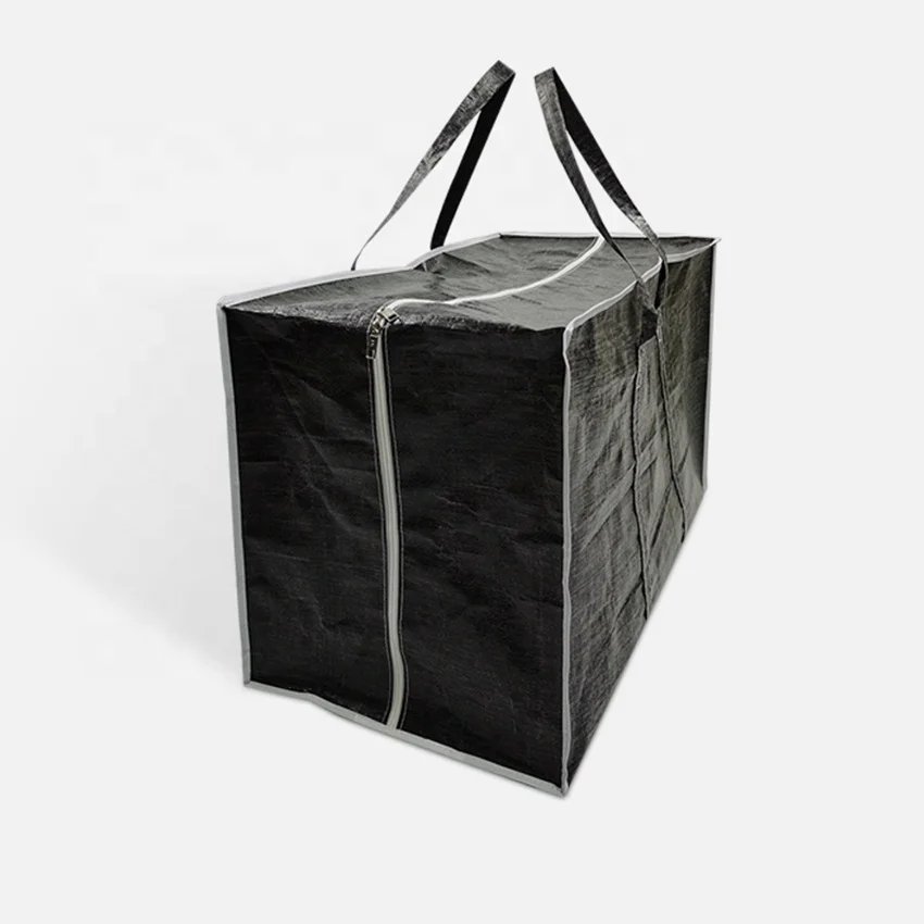 
Extra Large Strong Laundry And Storage Bag Woven Carry House Large Reusable Moving Bag With Comport Handles 