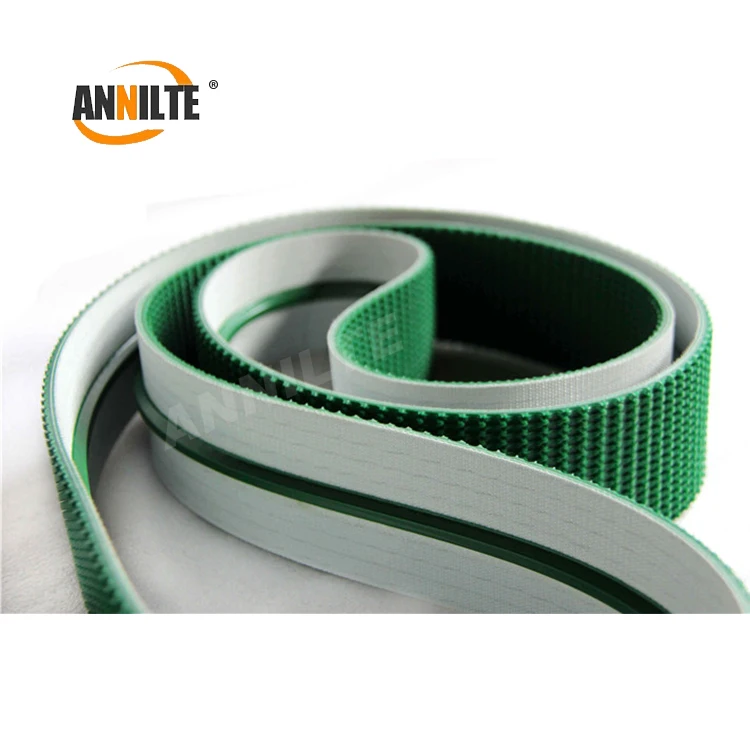 Annilte pvc rough top grass pattern conveyor belt with guide strip for carton sealing machine