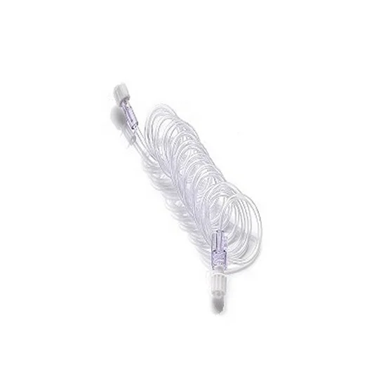 300psi Diagnostic Imaging MRI-Compatible Injector Radiographic Contrast Tubing, Coiled Y T connector tube with check valve