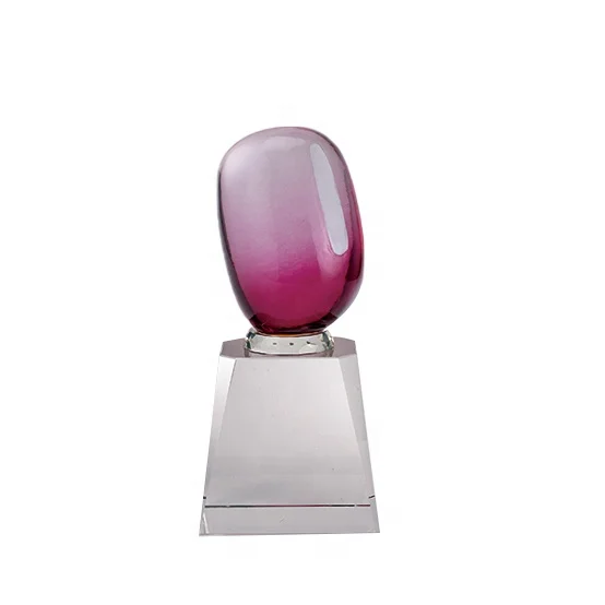  Изысканная модель хрустальной красной фасоли для награды