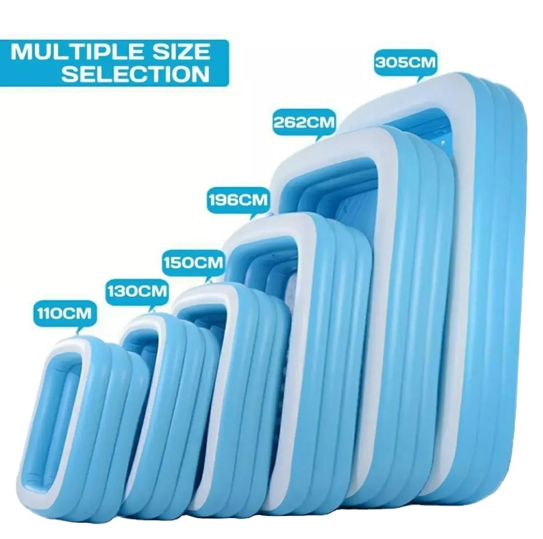 Hot sale automatic large adults kids children baby outdoor inflatable swimming pool
