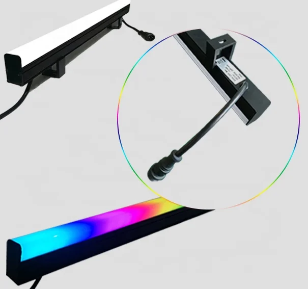 dmx matrix RGB led strip bar light IC SMD 5050 programmable bar