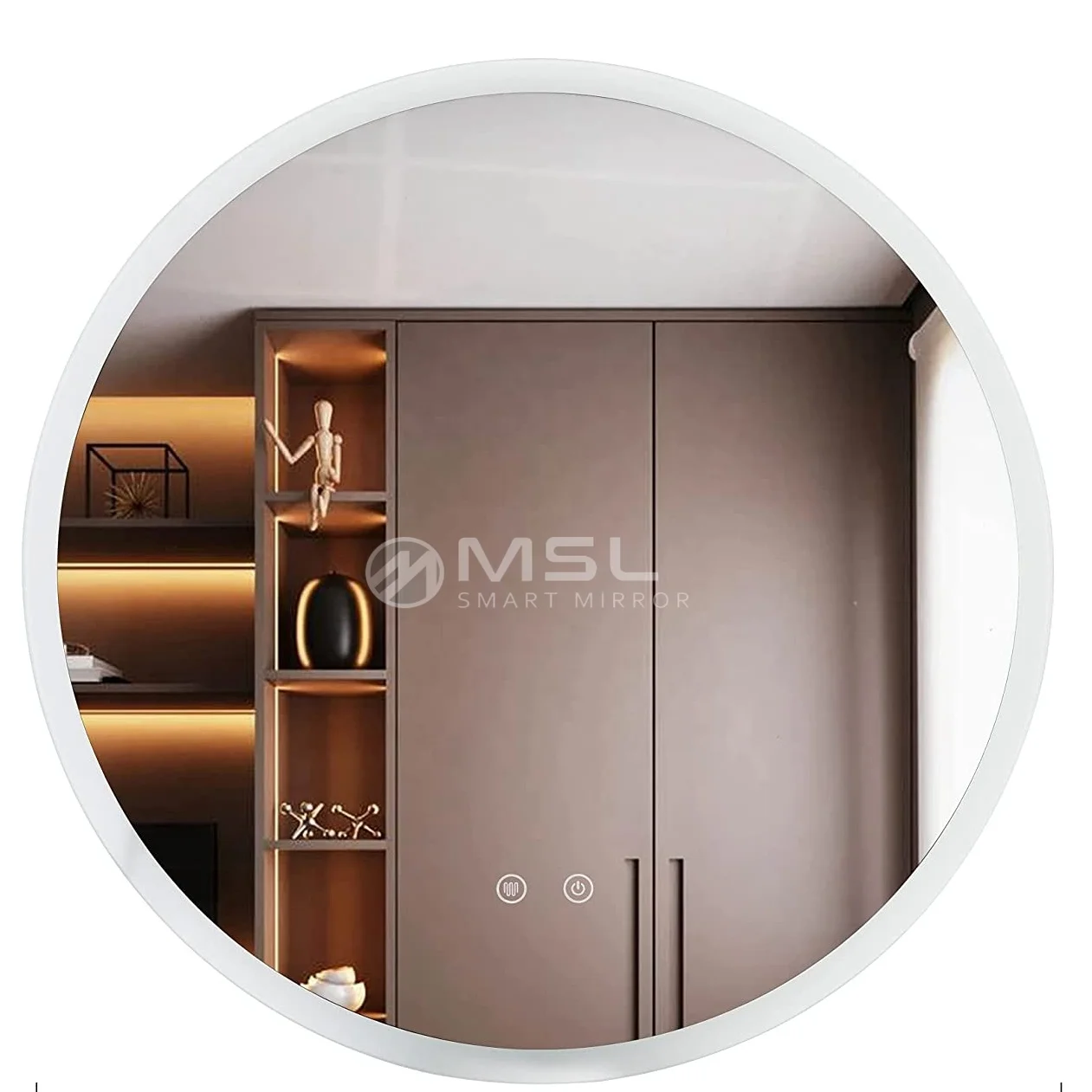 Waterproof Multi-function Ce Certificate Sensor Touch Switch Fogless Mirror Lighted Bathroom Mirror