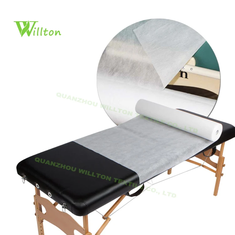 Фабричный нетканый рулон одноразовых листов больничный осмотр одноразовый простыня рулон