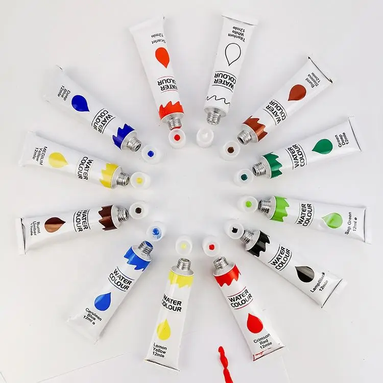 Heavybody Non-toxic Water Based Proof Gloss Matte Satin Acrylic Color Paint Set Keep Smiling Poster Paint for Kids