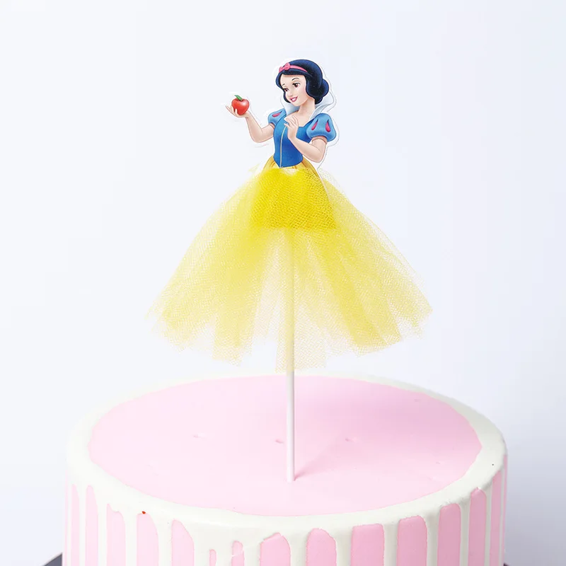 Hot sale Fairy tale Princess tutu skirt cake topper for child birthday party  wedding decoration