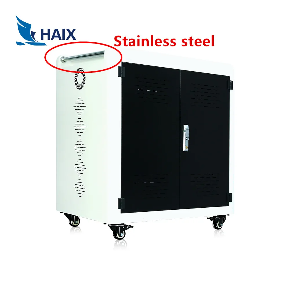 
VR30 Safety Storage Cellphone Tablet UVC Disinfection Charging Cabinets Carts for VR Headsets 