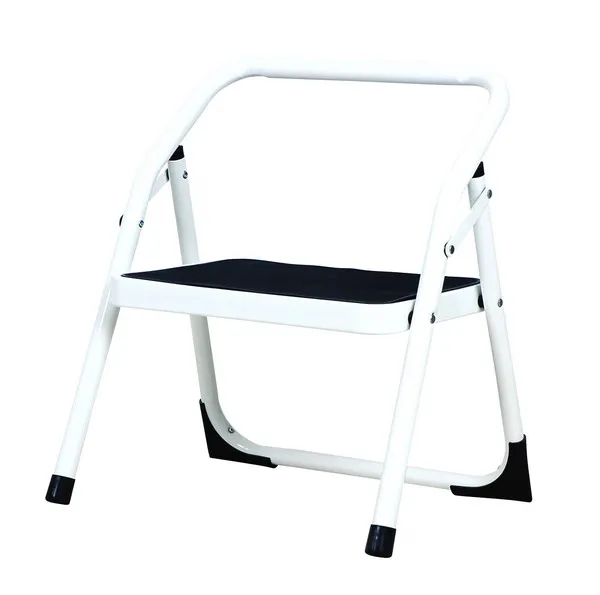 Multi-Use 1-Step Ladder Folding Step Stool with Anti Slip Sturdy and Wide Pedal Stepladder for Home And Kitchen Space Saving