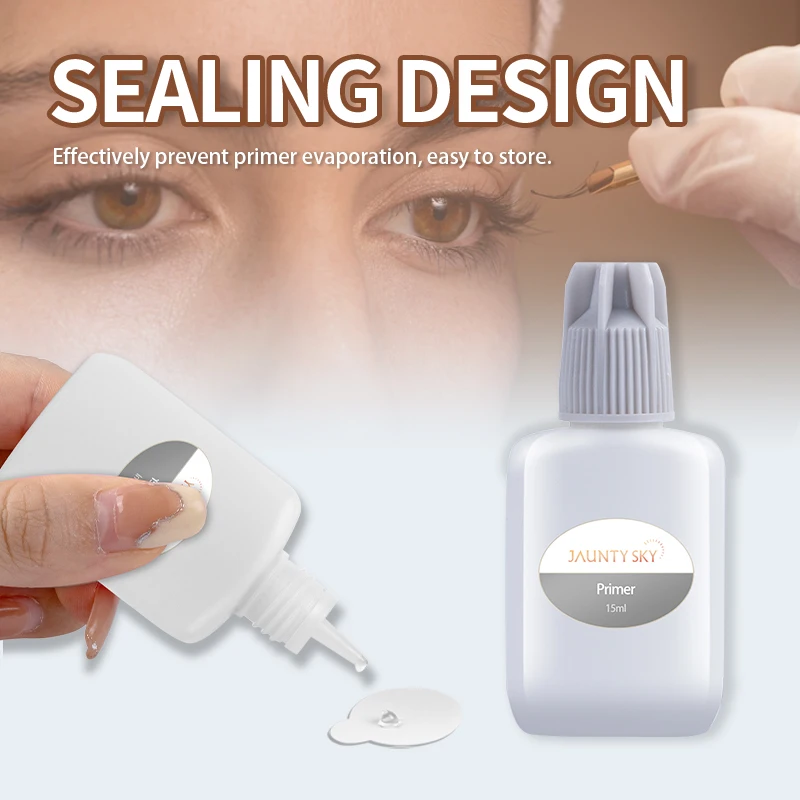 Jaunty Sky Wholesale 15ml Fast Dry Eyelash Extensions Lash Bonder 15ml Glue Primer Private Label Super Bonder