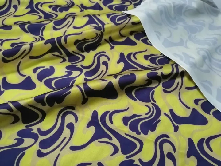 
New creative fashion digital printing imitation fabric for sewing shirt cartoon digital printed fabric 