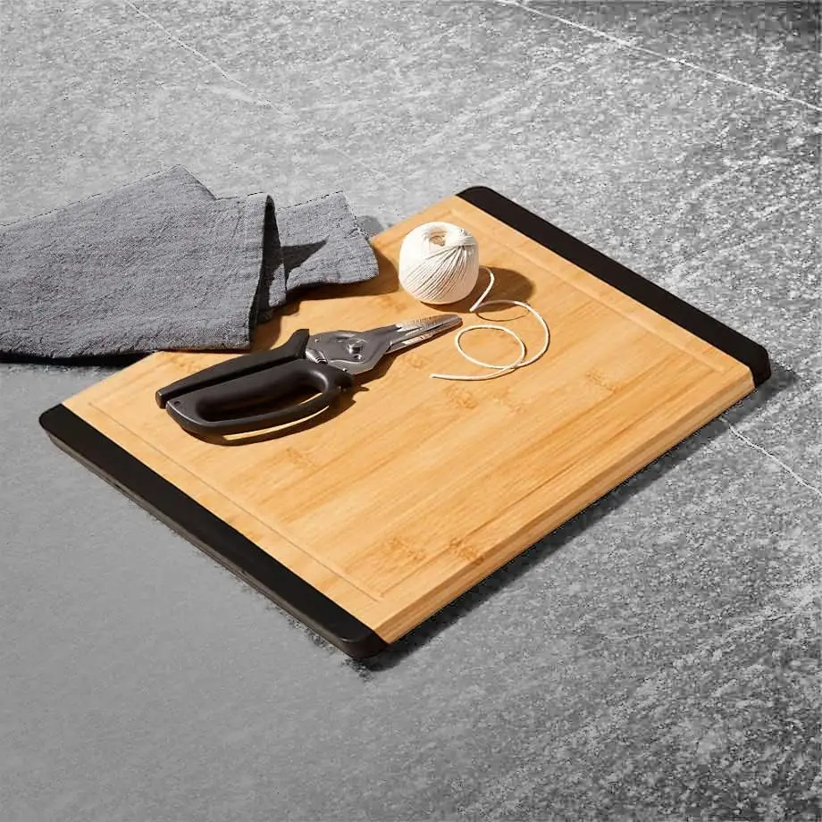 Non-slip Bamboo Chopping Board With Juice Tank Organic Sustainable Quality Bamboo And Wood Quality Chopping Blocks