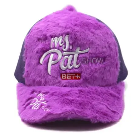 wholesale Furry Rabbit Hair Fur mesh trucker hats with custom logo