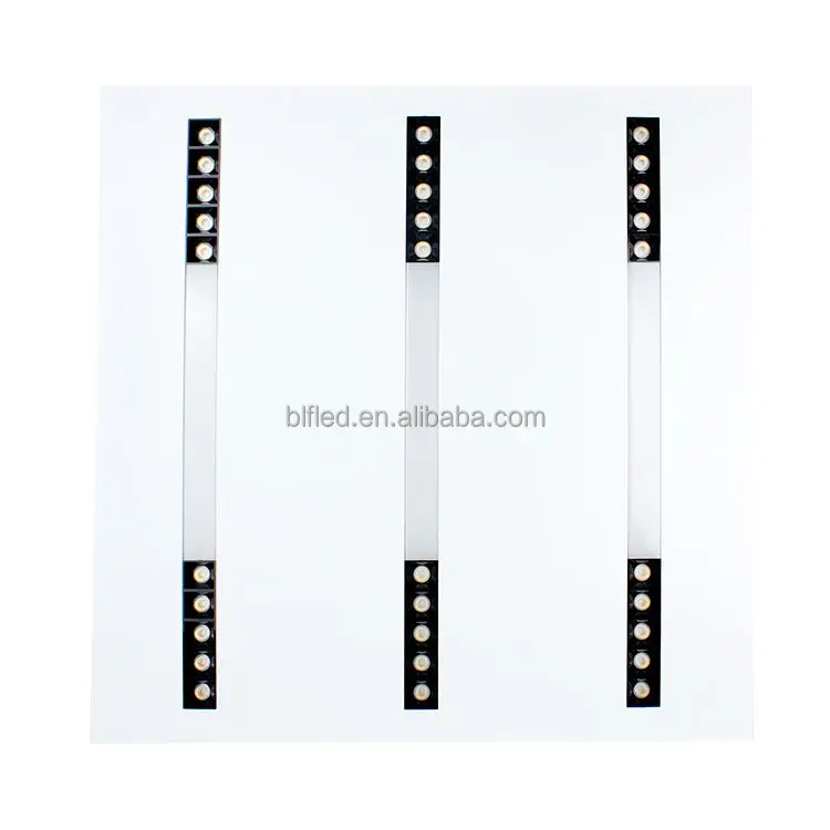 Промышленный дизайн Светодиодная панель с решеткой квадратной формы 6500K холодный белый SMD2835 источник света для домашнего офиса